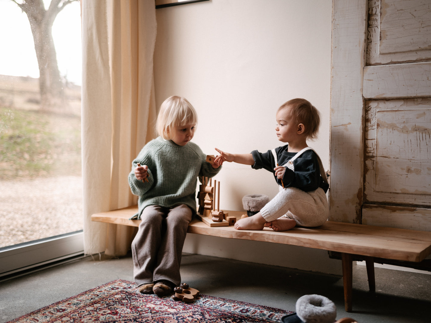 Stacking Montessori Toy Natural