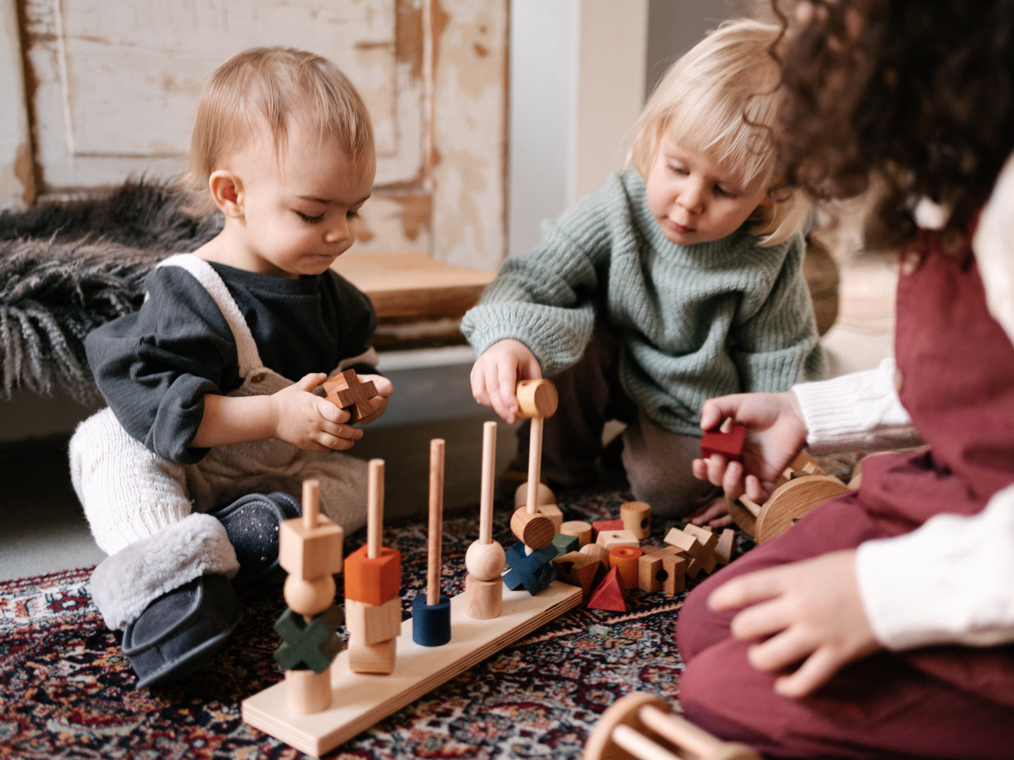 Stacking Montessori  Toy Rainbow