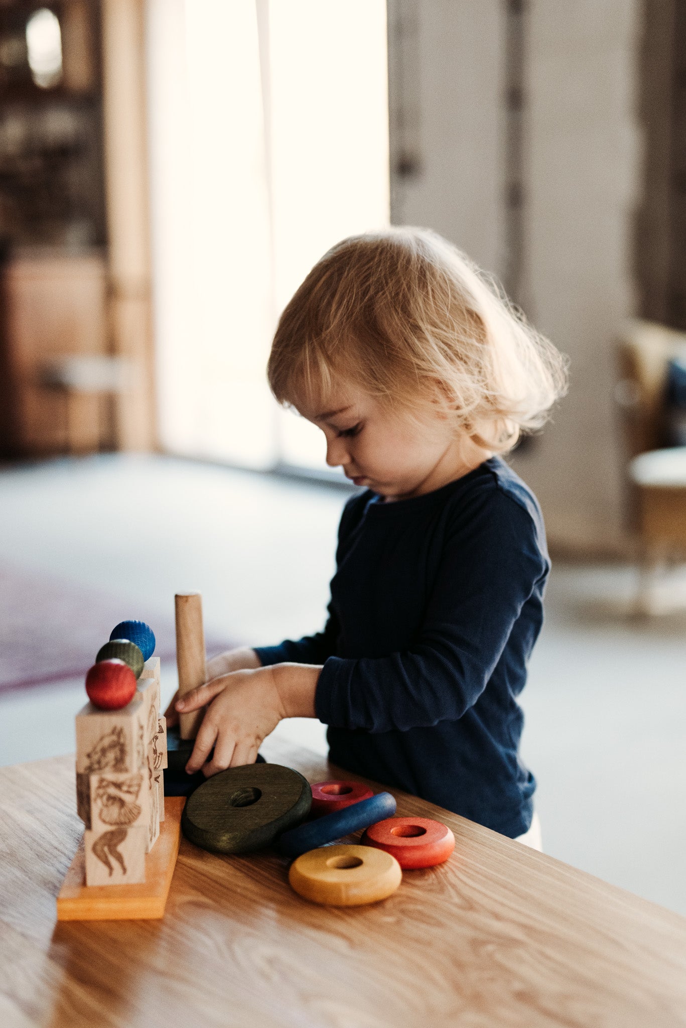 Stacking Montessori Toy Dreamland Rainbow