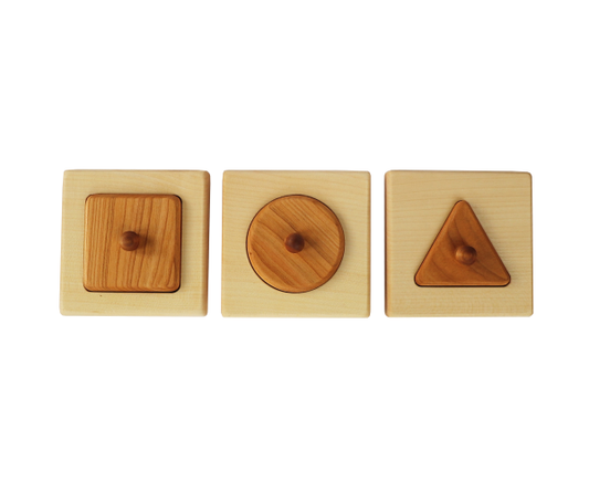 Three parts shape puzzle