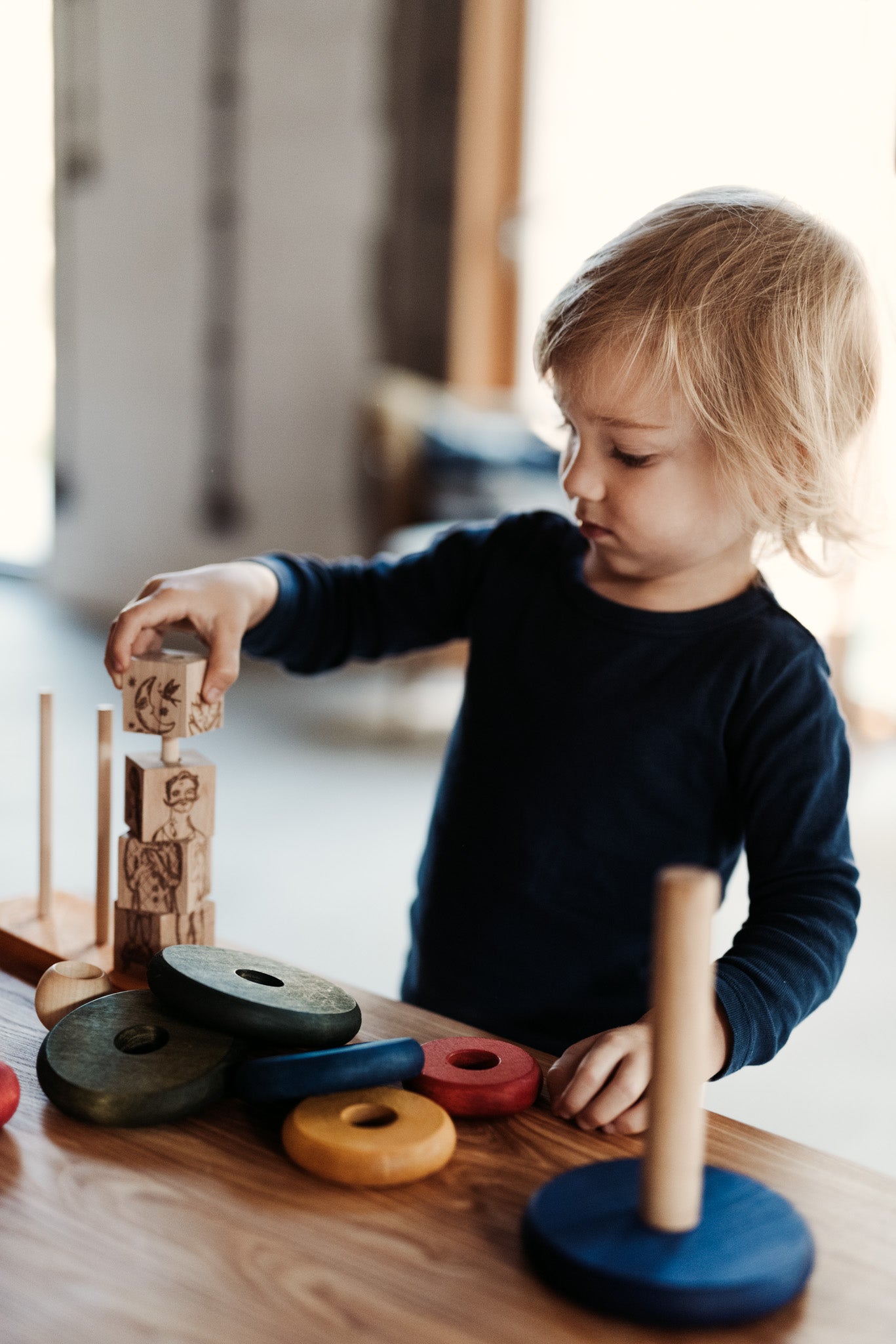 Stacking Montessori Toy Dreamland Rainbow