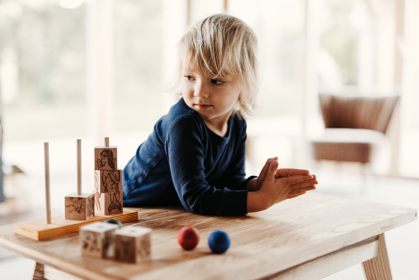 Stacking Montessori Toy Dreamland Rainbow