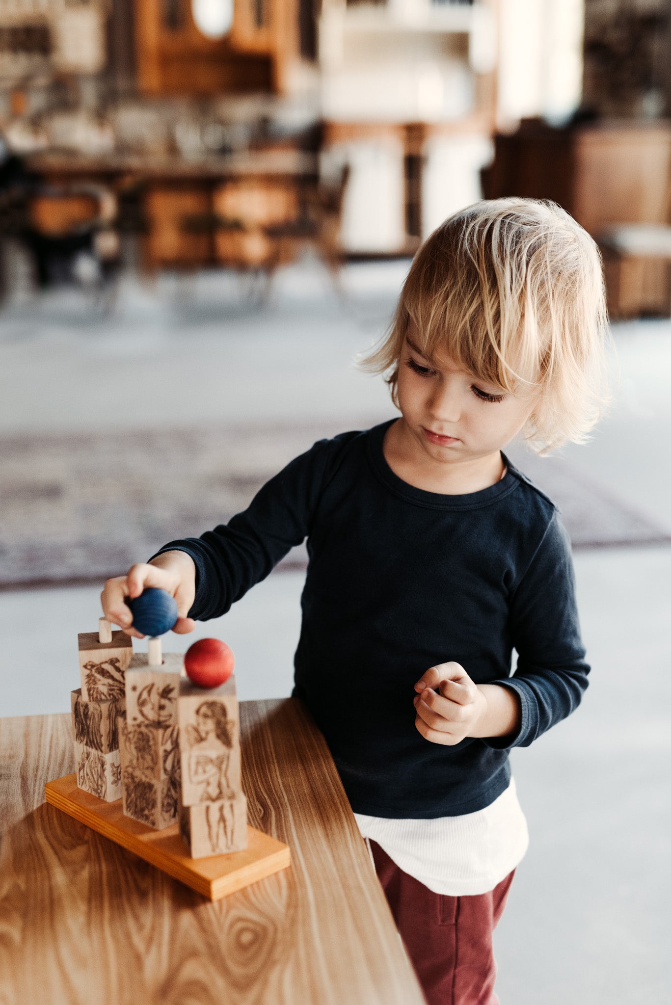 Stacking Montessori Toy Dreamland Rainbow