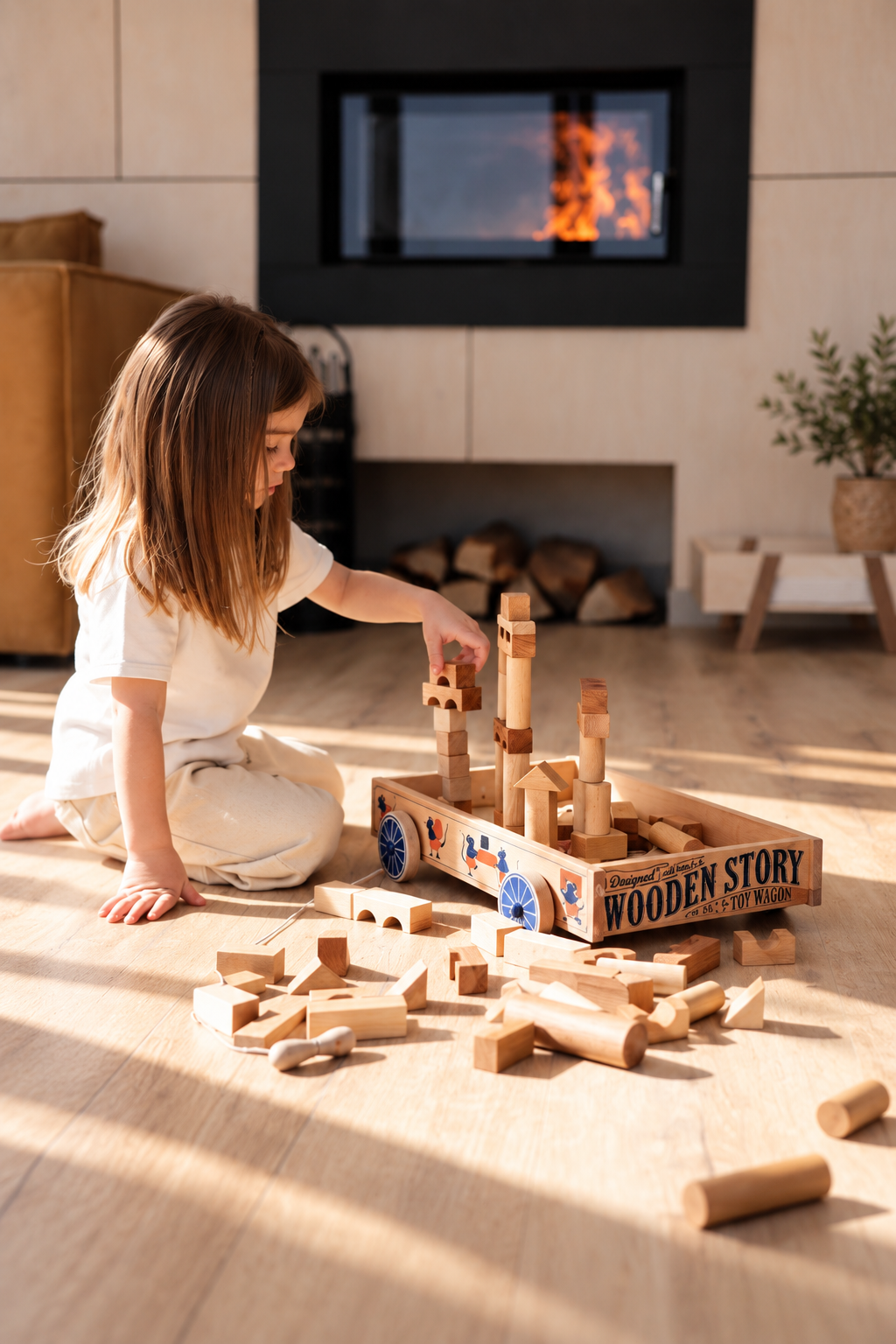 Wooden Trolley