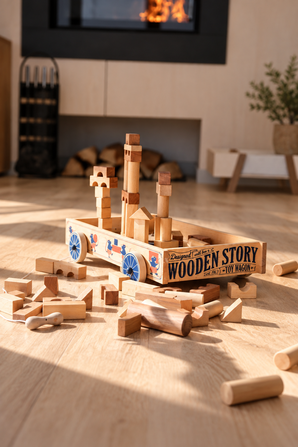Wooden Trolley