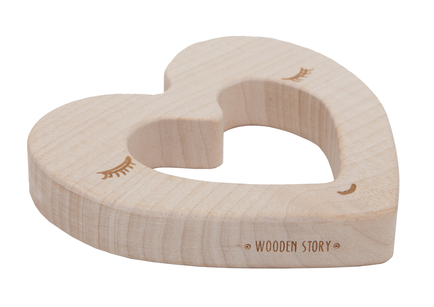 Wooden Teether Heart