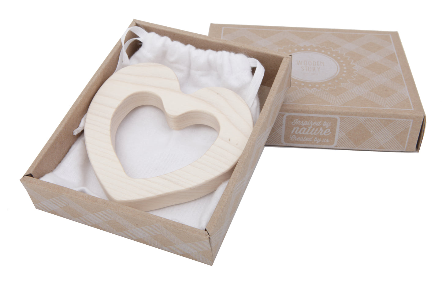 Wooden Teether Love