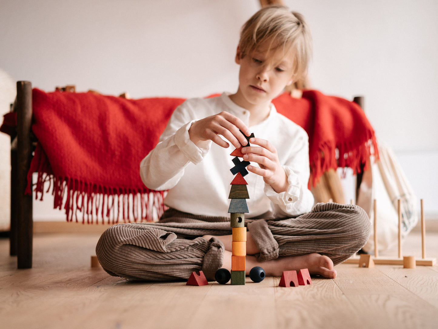 Stacking Montessori  Toy Rainbow