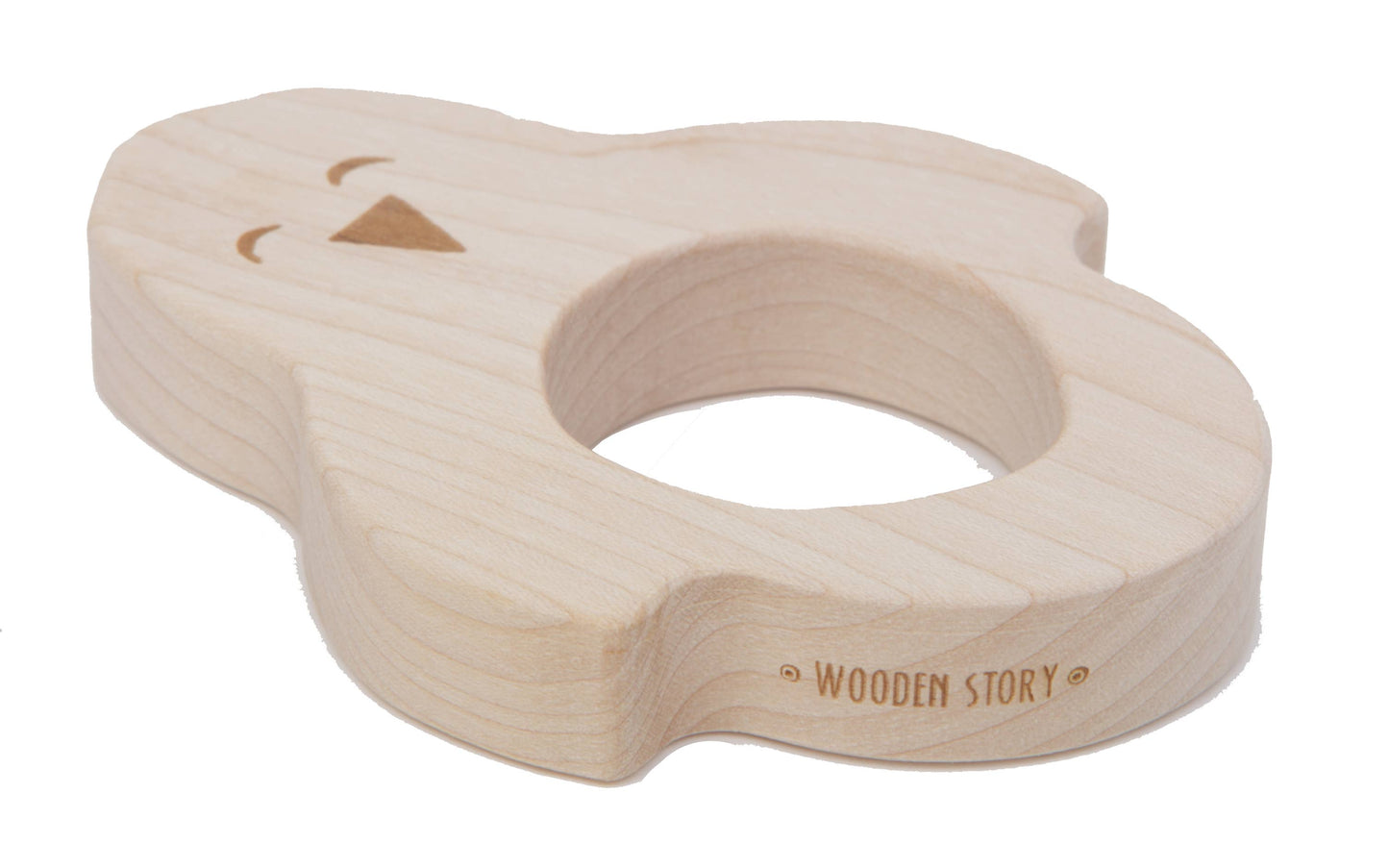 Wooden Teether Penguin