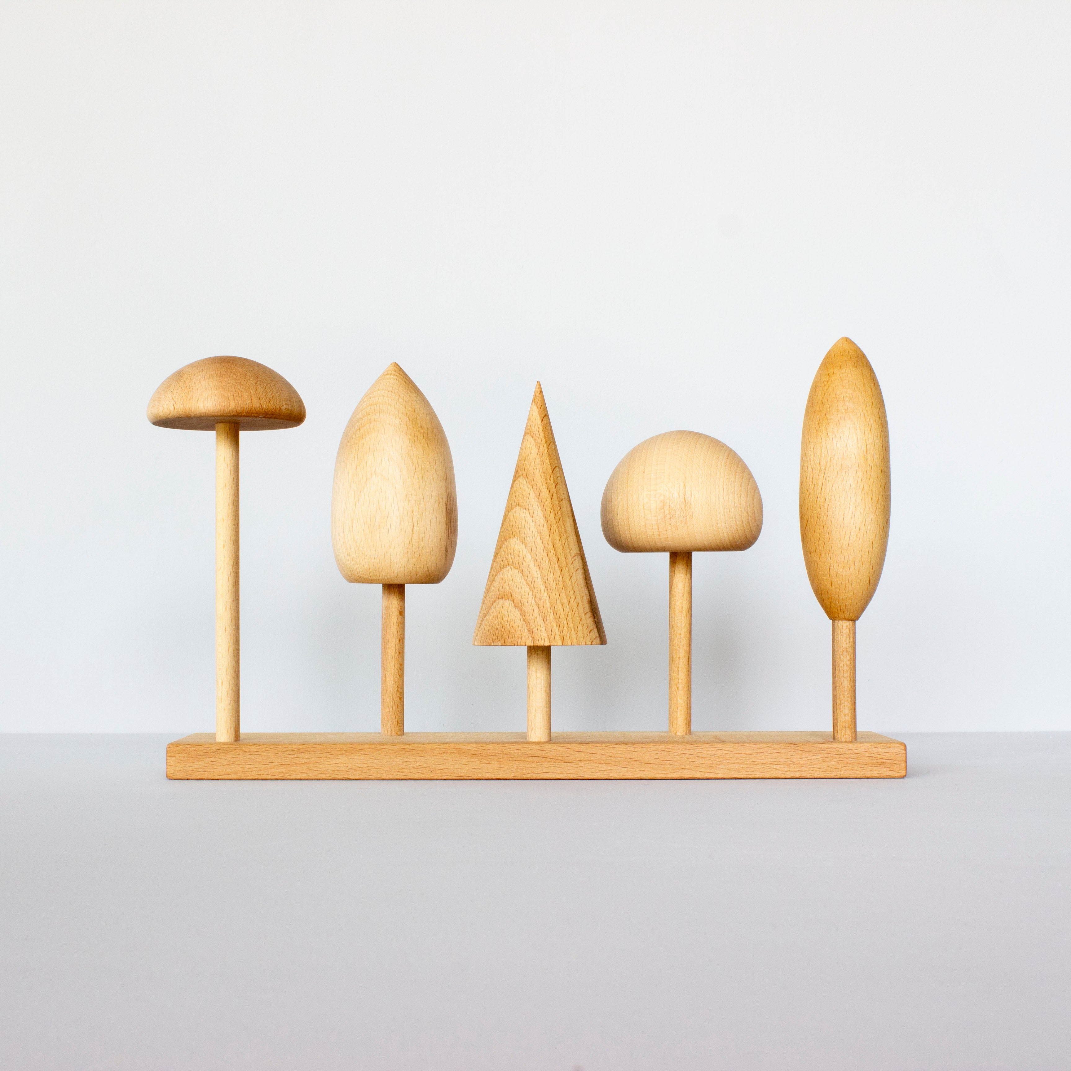 Stacking Tree stacking toy - tree crowns – Wooden Story