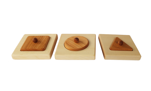 Three parts shape puzzle