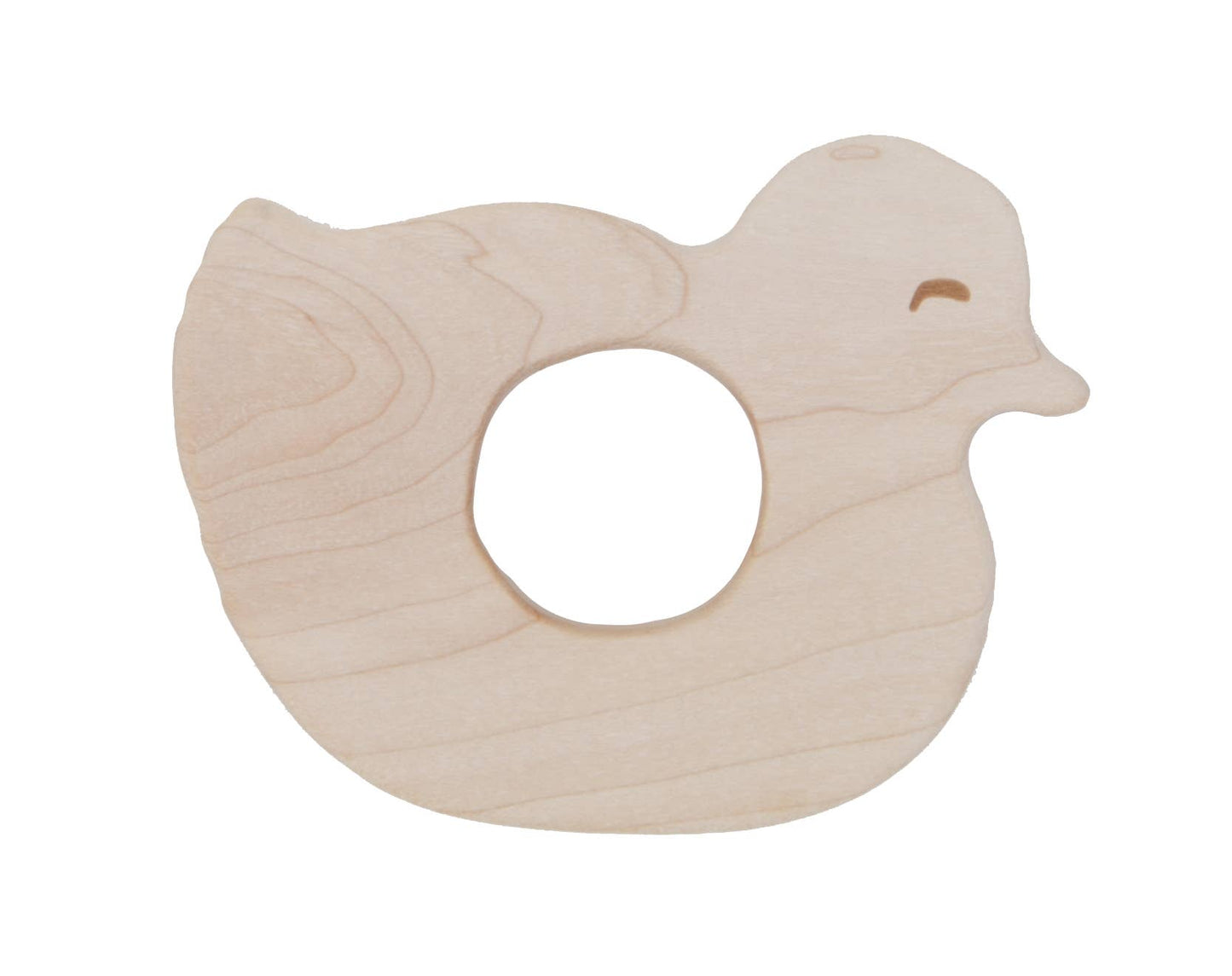 Wooden Teether Baby Duck