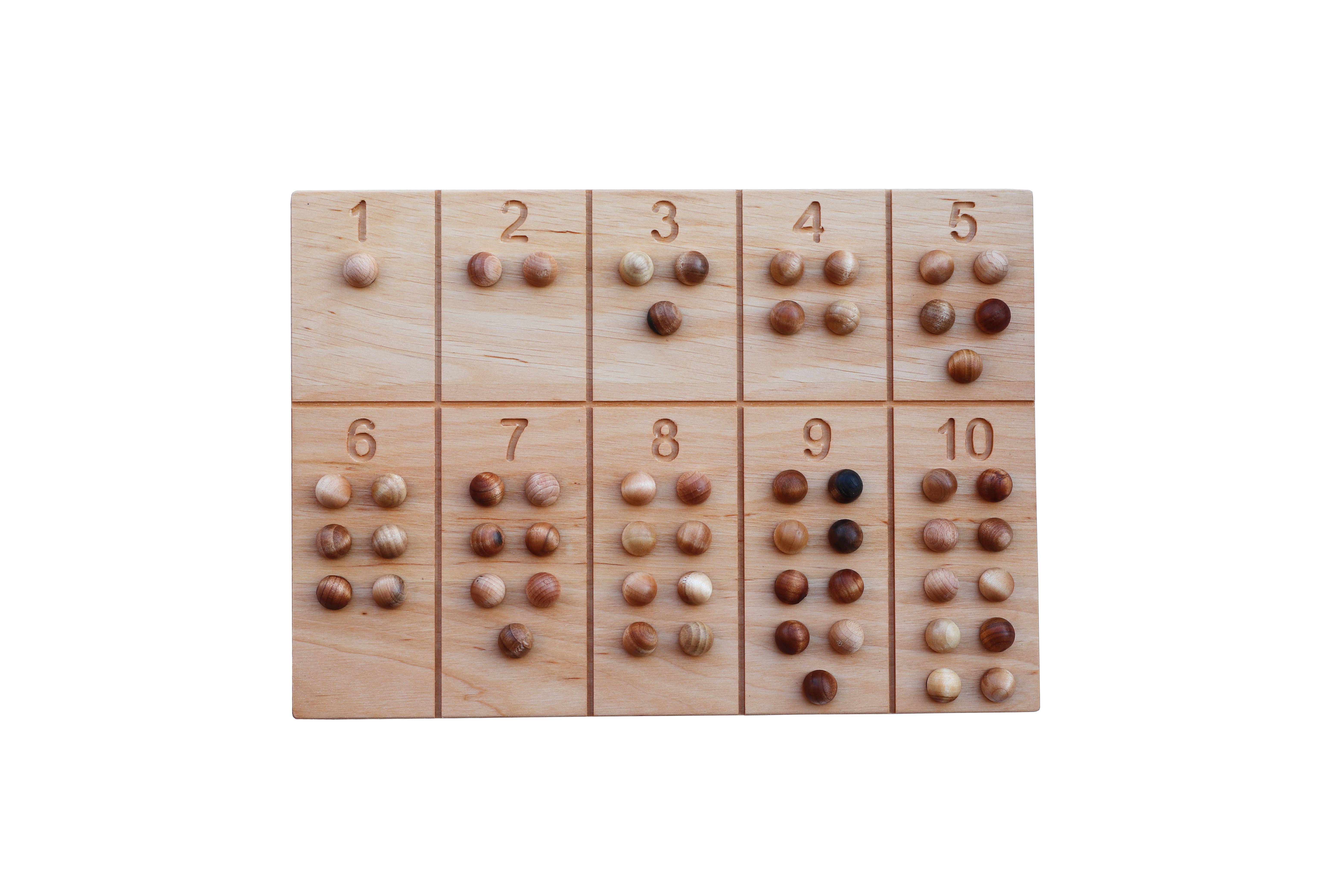 Number Tracking Board - educational toy – Wooden Story